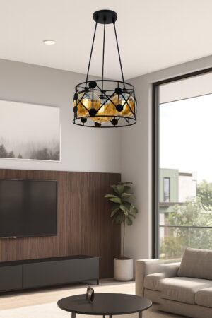 Urban Lattice Chandelier