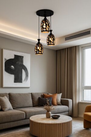 Elegant Cutout Pendant Light